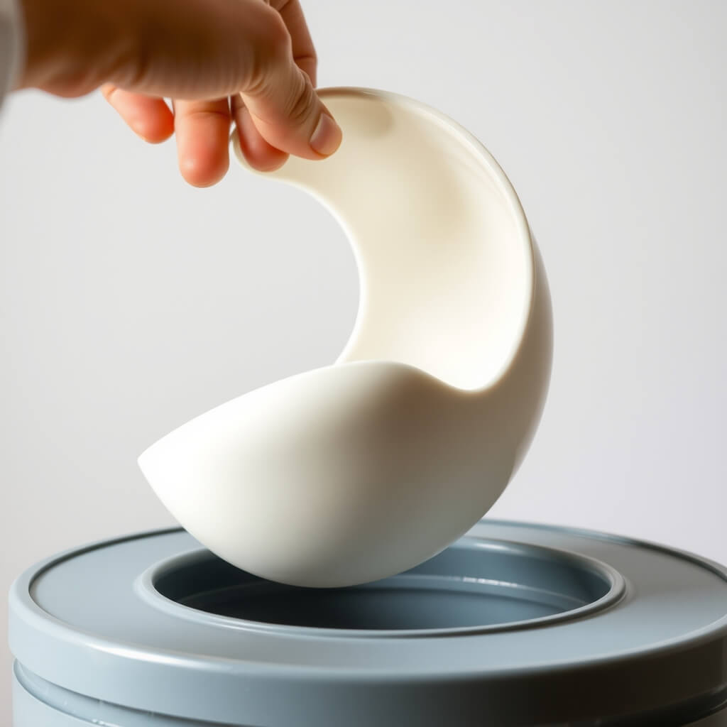 사기그릇 버리는법