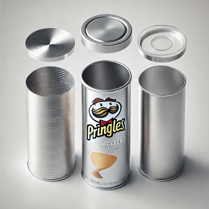 프링글스 통 단면도