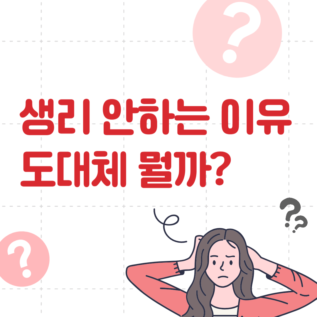 생리 안하는 이유