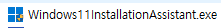 Windows11InstallationAssistant.exe 설치파일