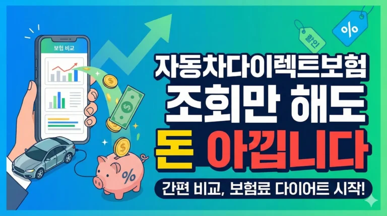 자동차다이렉트보험 조회 방법 및 아끼는법 썸네일 이미지