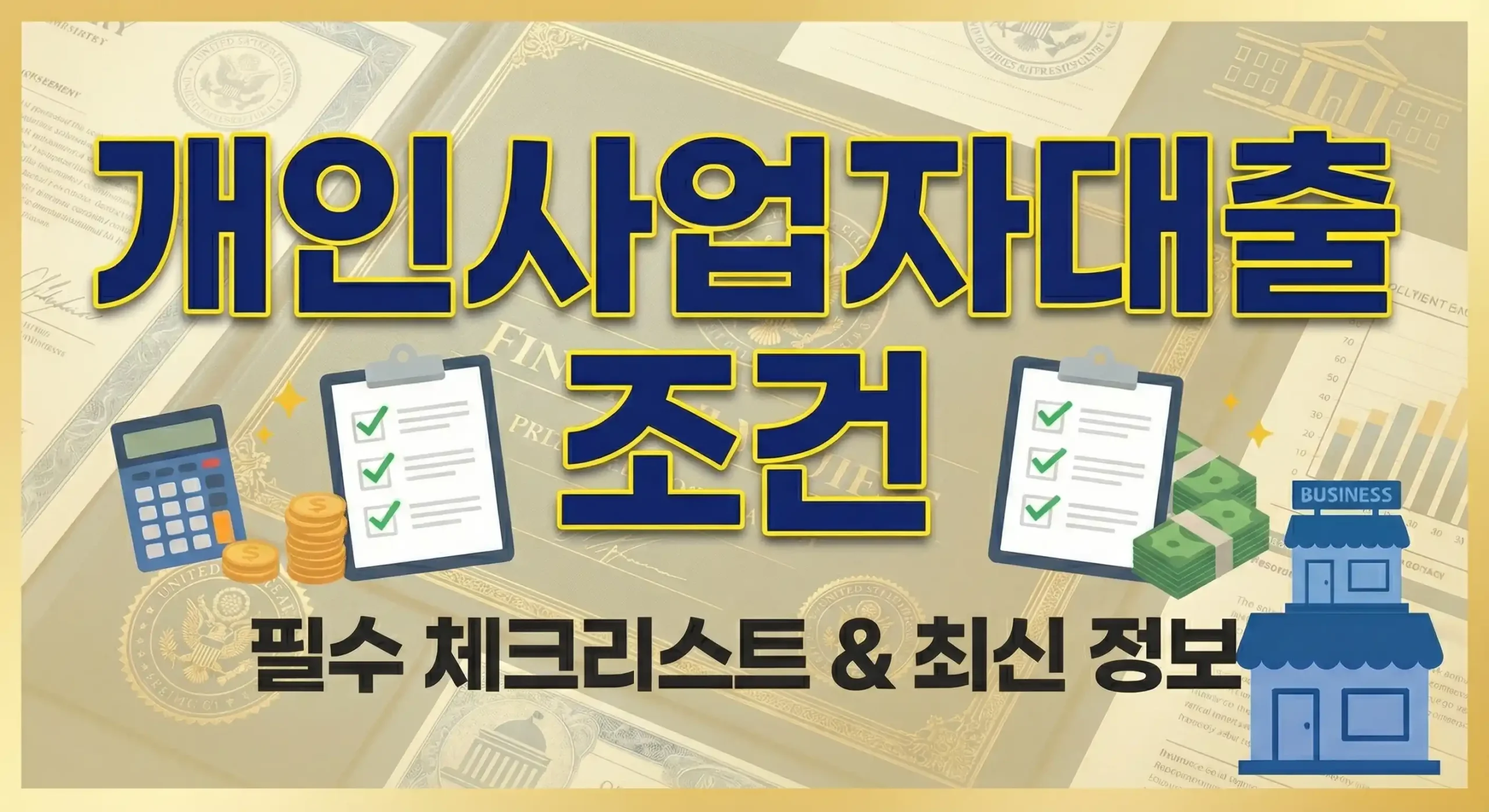 개인사업자대출 조건 썸네일 이미지