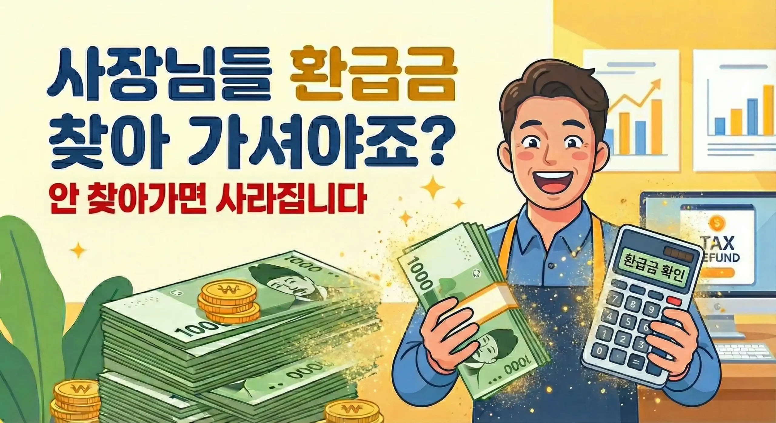 사업주 환급금 조회 가이드 대표이미지