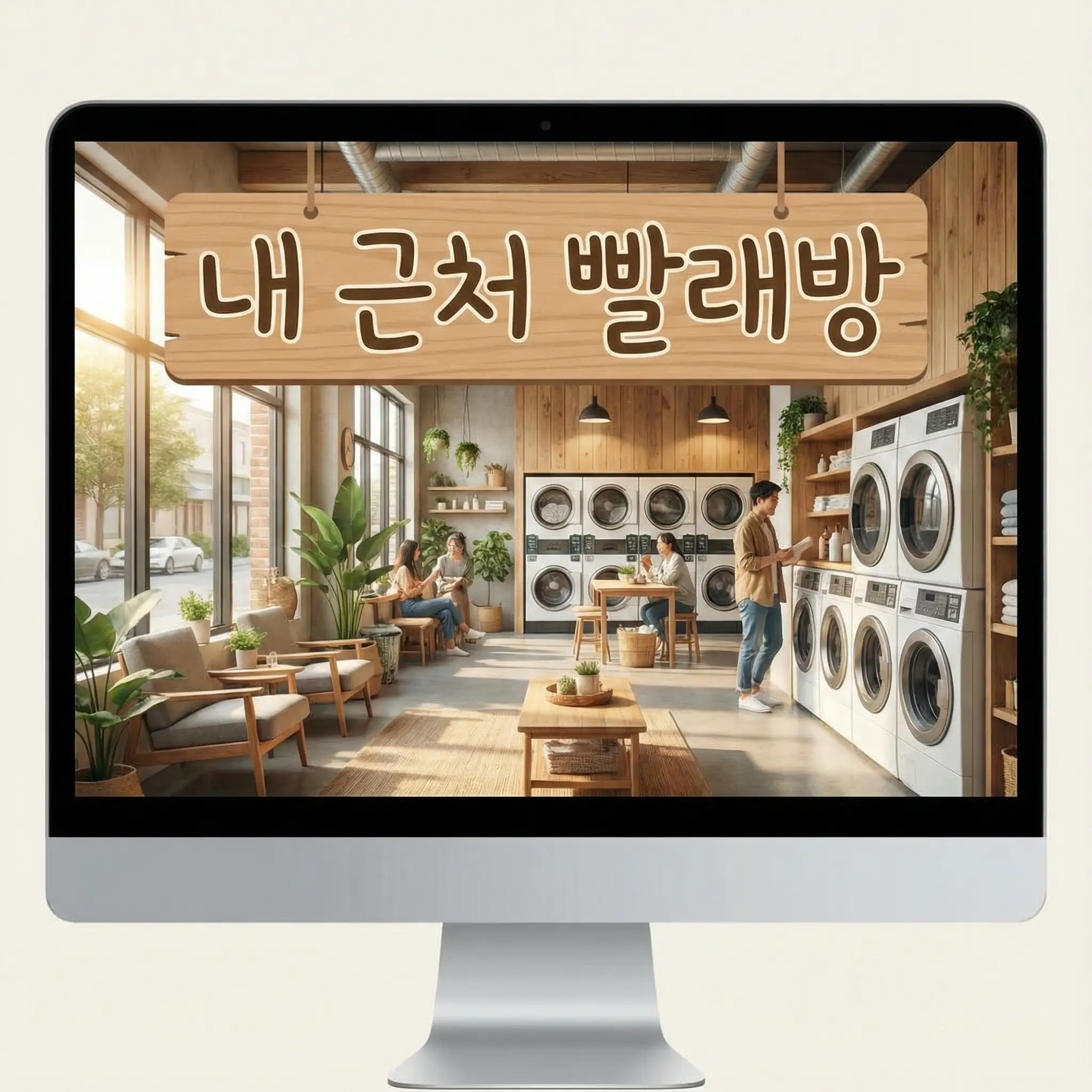내 근처 빨래방 코인세탁소 찾는 방법 썸네일 이미지