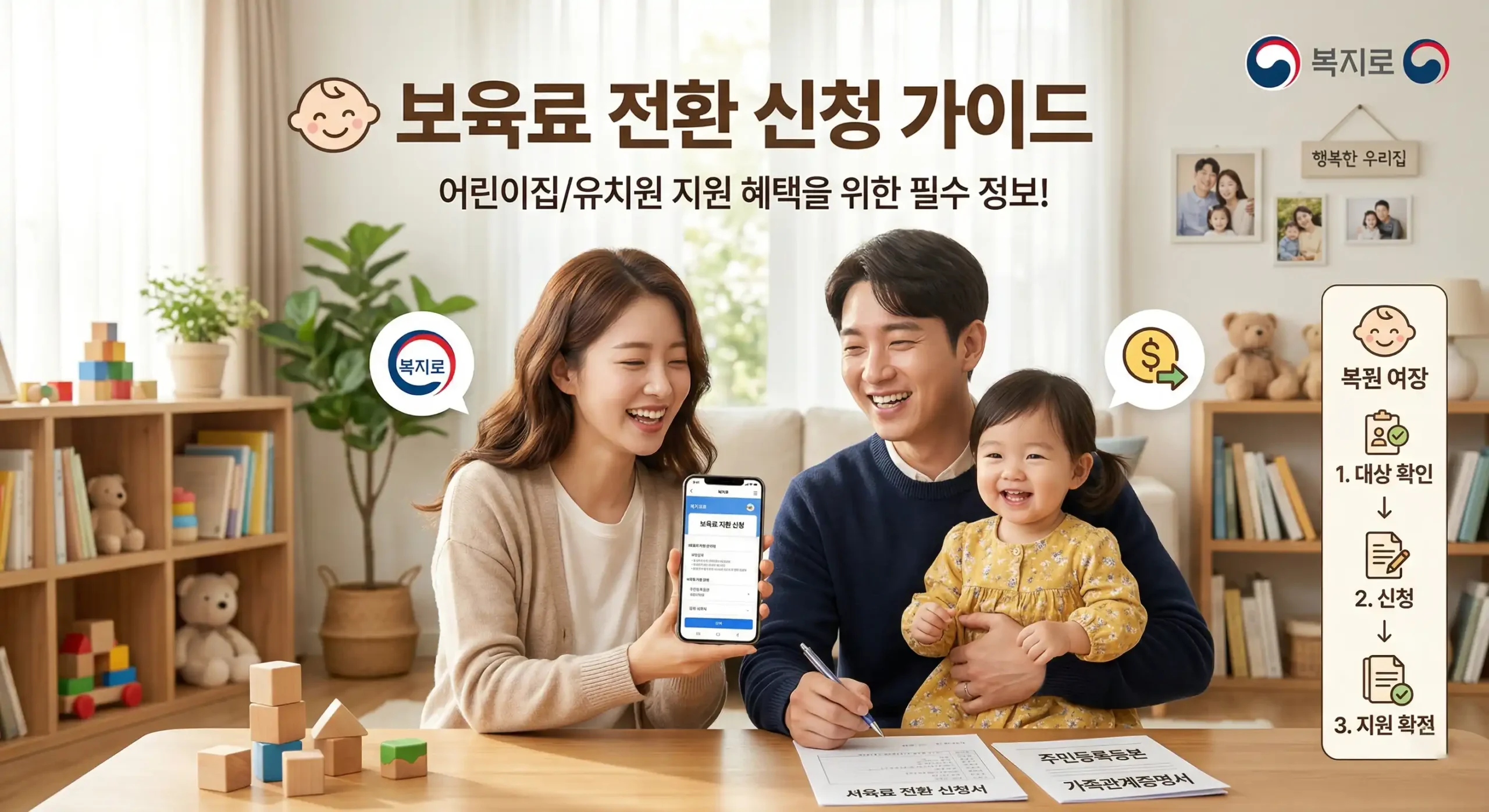 보육료 전환 신청 대표사진