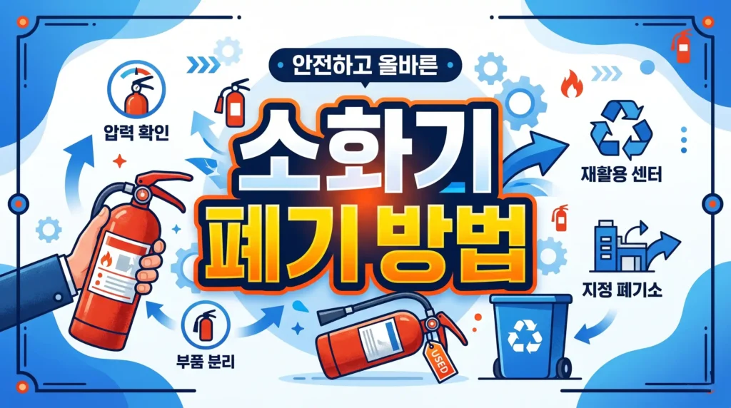 소화기 폐기 방법 총정리
