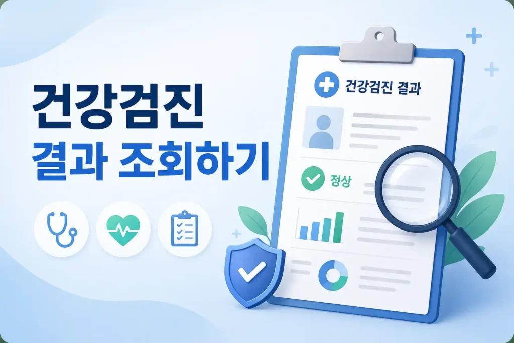 건강검진 결과 조회 방법 대표이미지