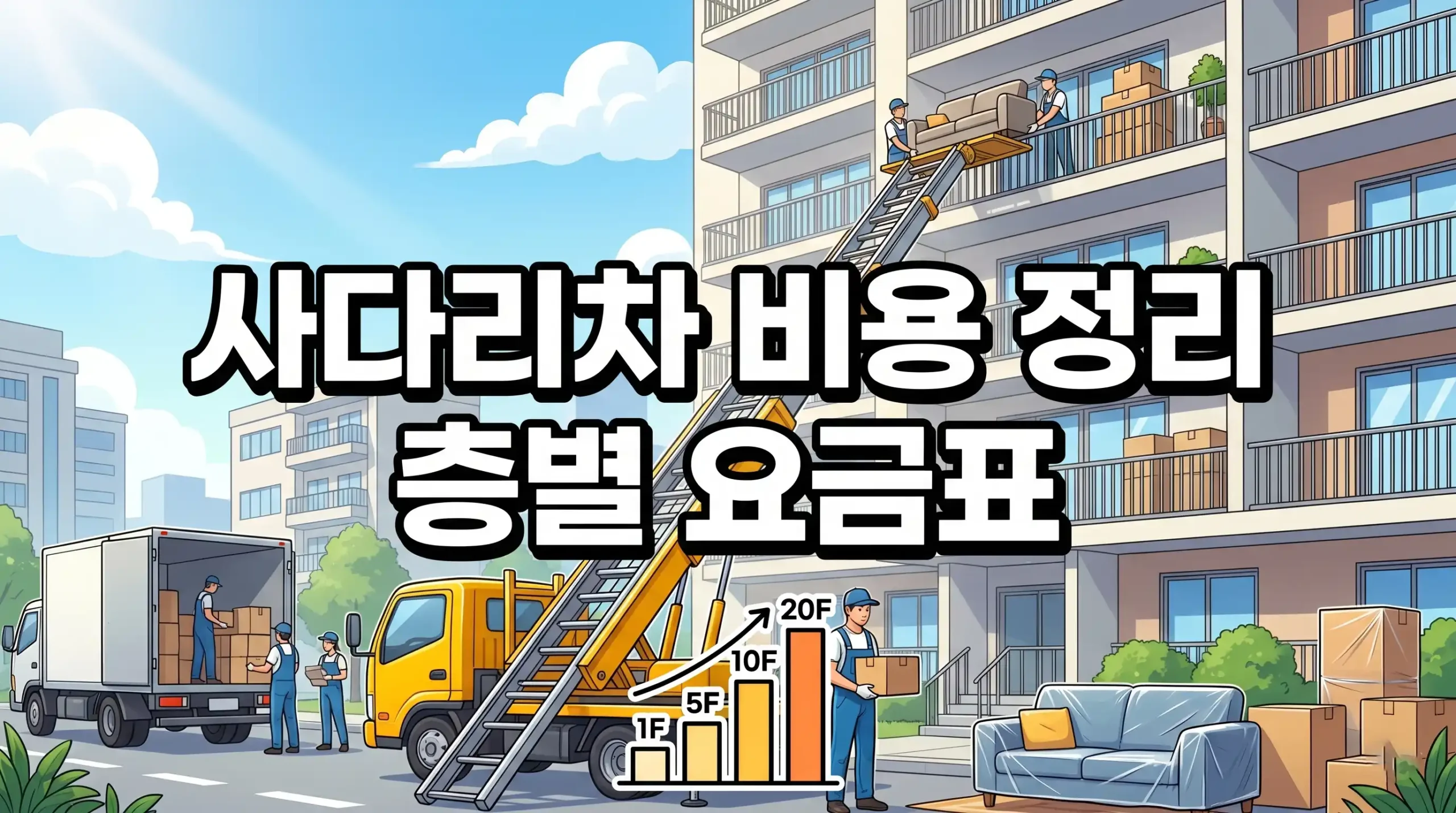 사다리차 비용 가이드 대표이미지