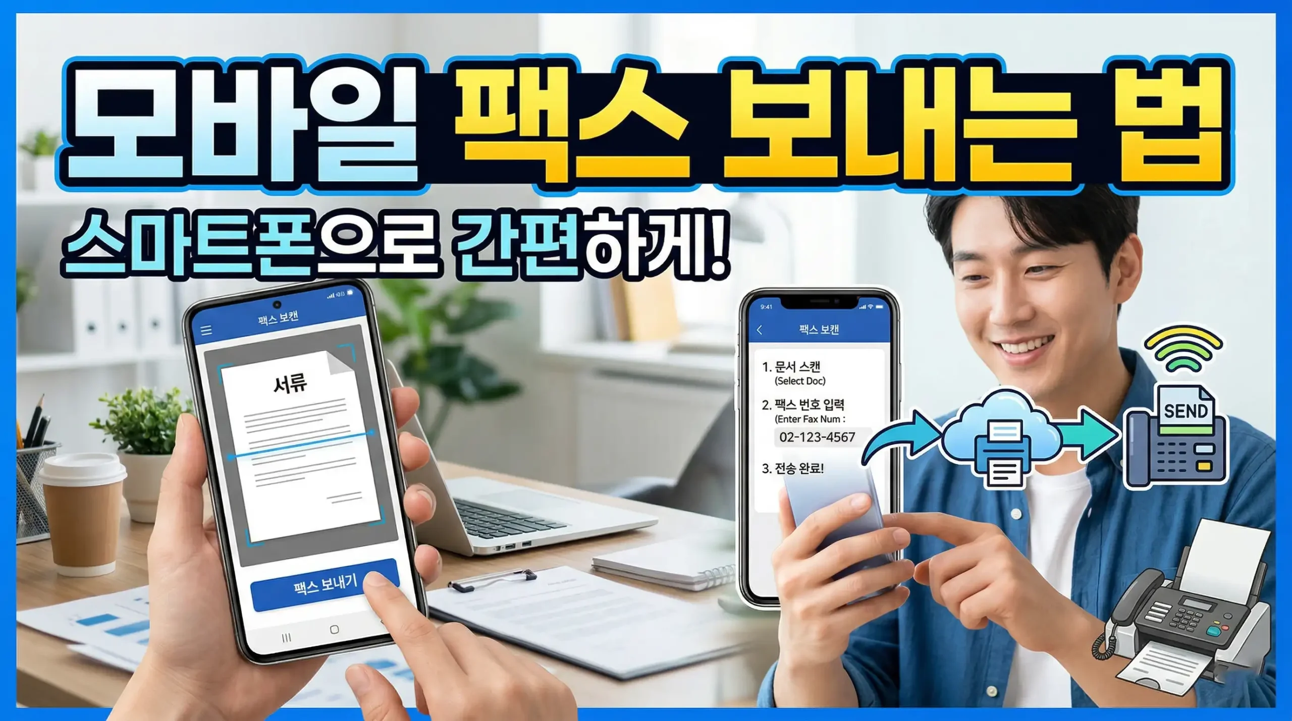 모바일 팩스 보내는 법 대표이미지