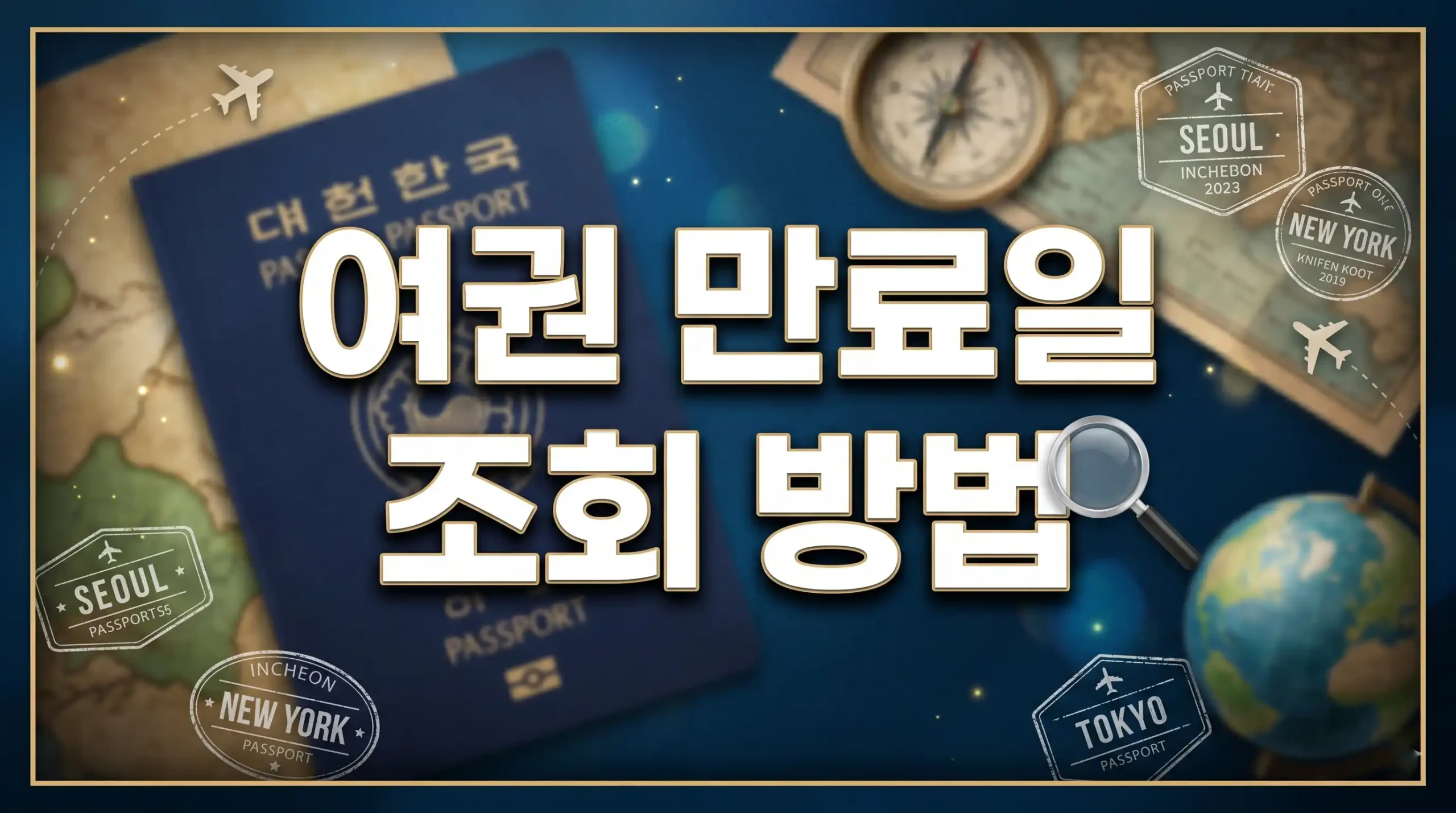 여권 만료일 조회 방법 대표이미지