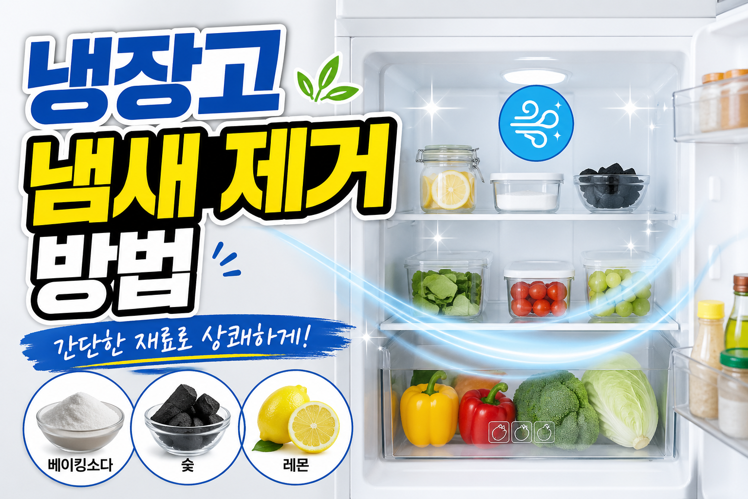 냉장고 냄새 없애는 법 배너