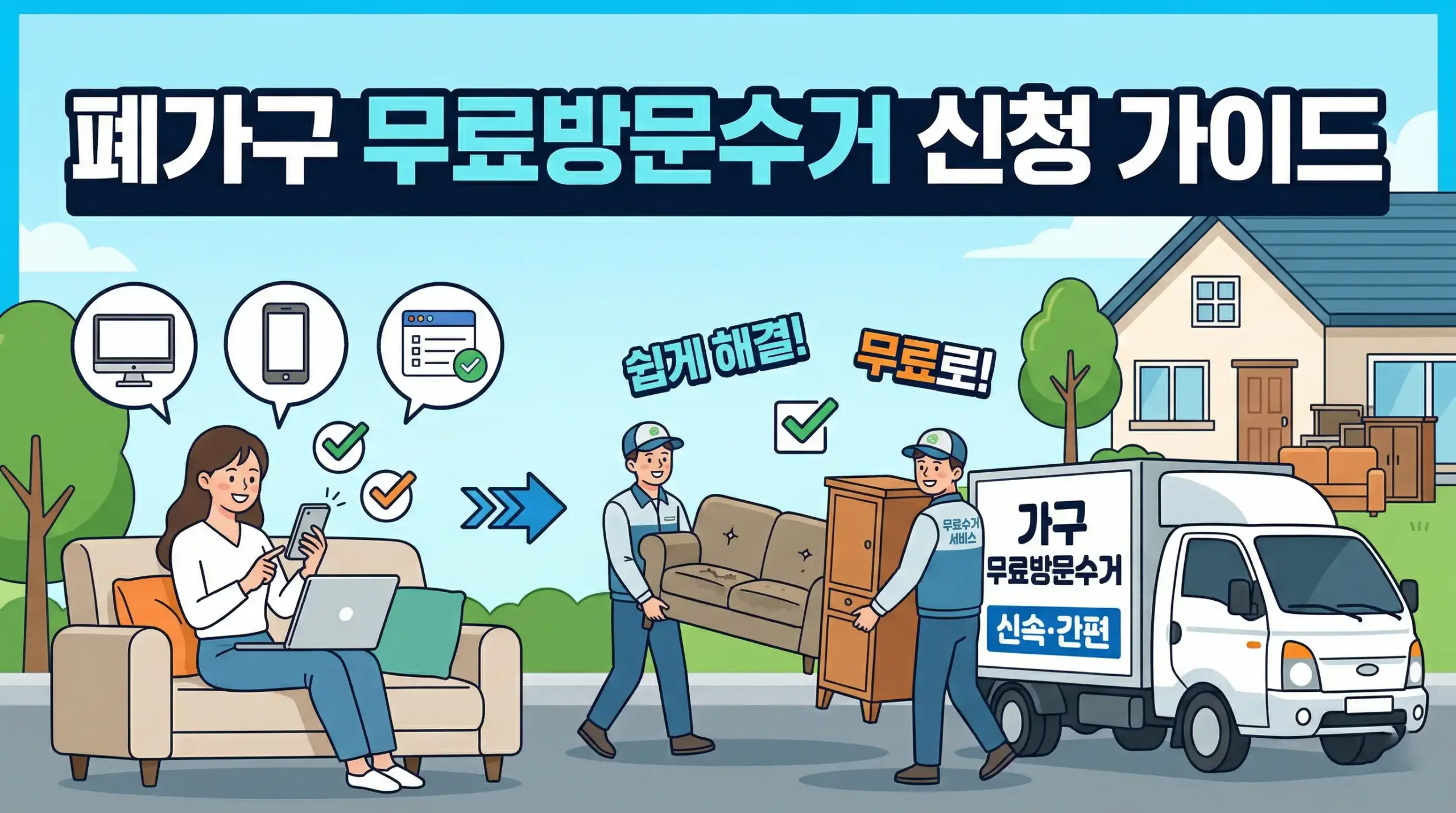 폐가구 무료 방문수거 신청 가이드 대표사진
