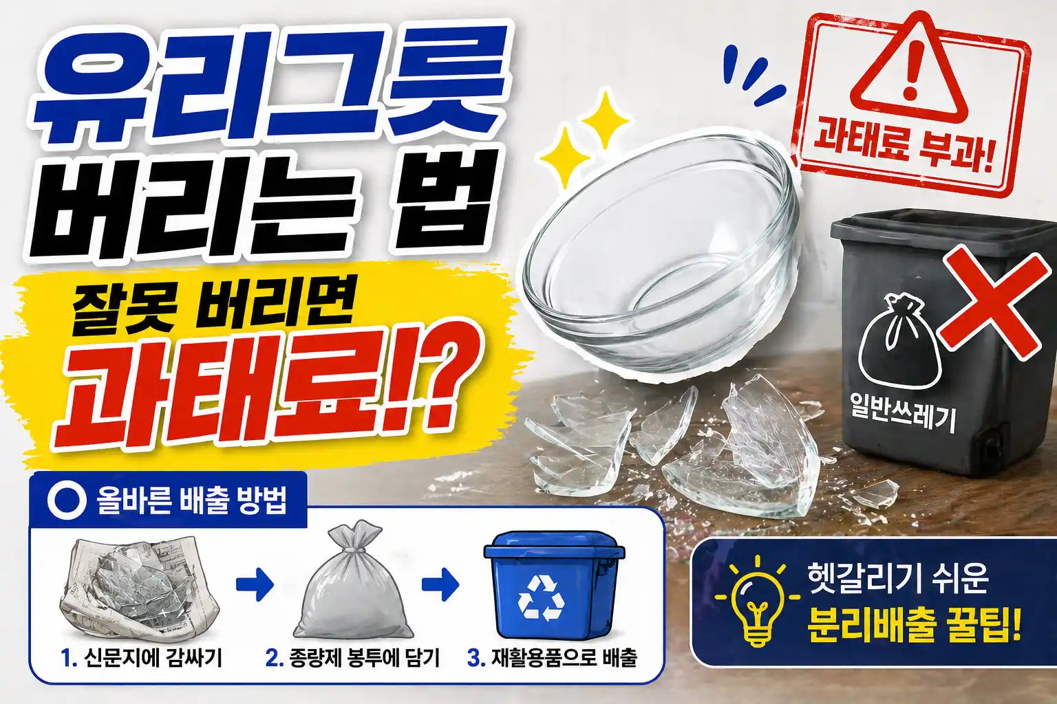 유리그릇 버리는 법 가이드 배너